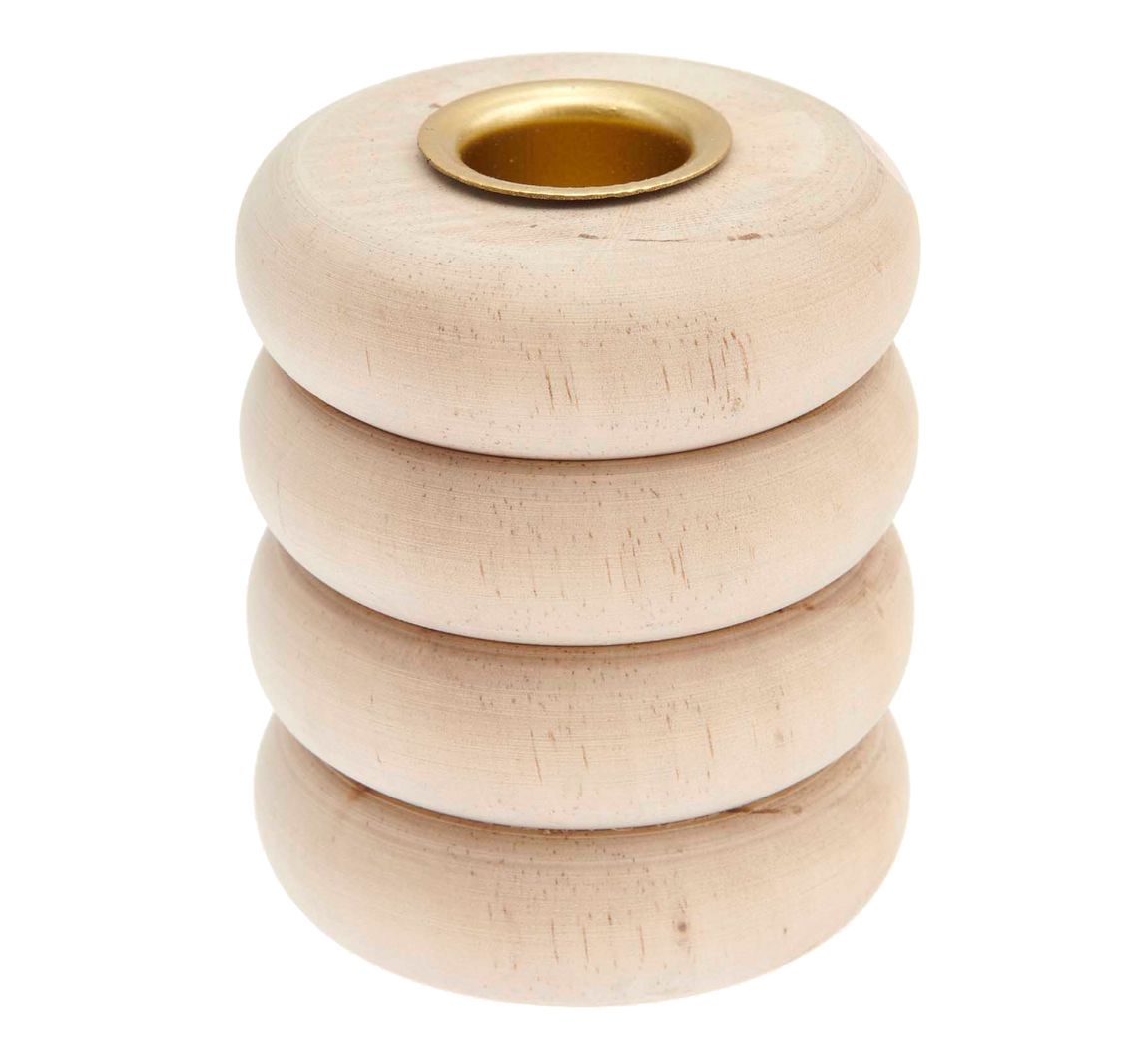 Kerzenhalter "Ringe", für Stabkerzen Ø 2,4 cm - 7 cm