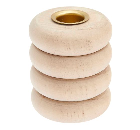 Kerzenhalter "Ringe", für Stabkerzen Ø 2,4 cm