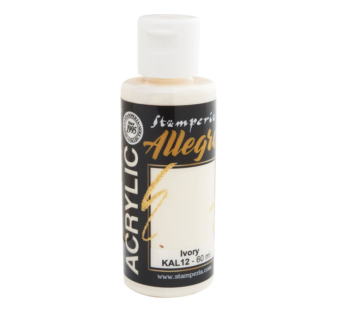 Stamperia "Allegro Acrylic" - Ivory