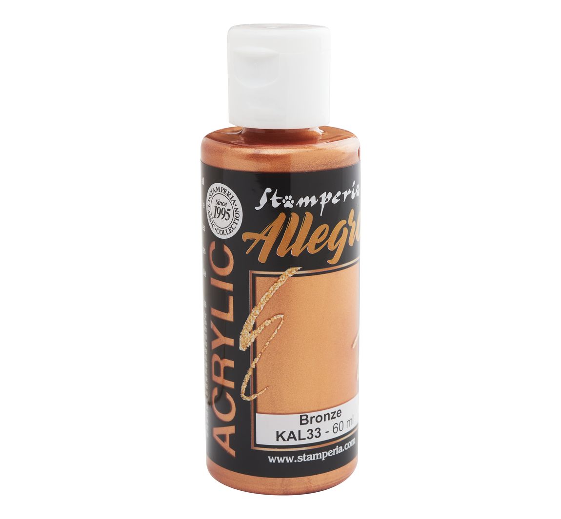 Stamperia "Allegro Acrylic" - Bronze