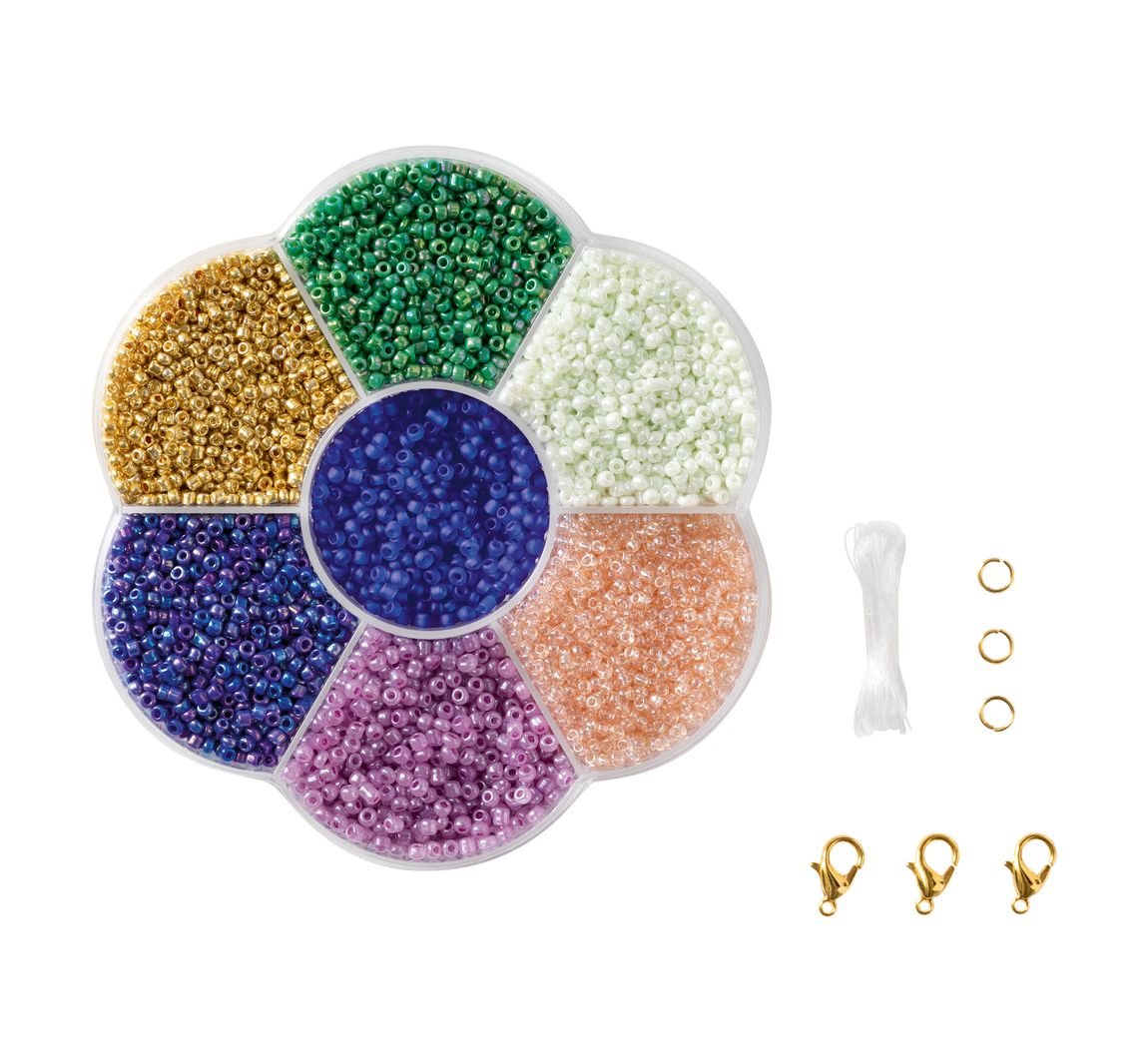 Perlenset "Rocailles" - Mermaid