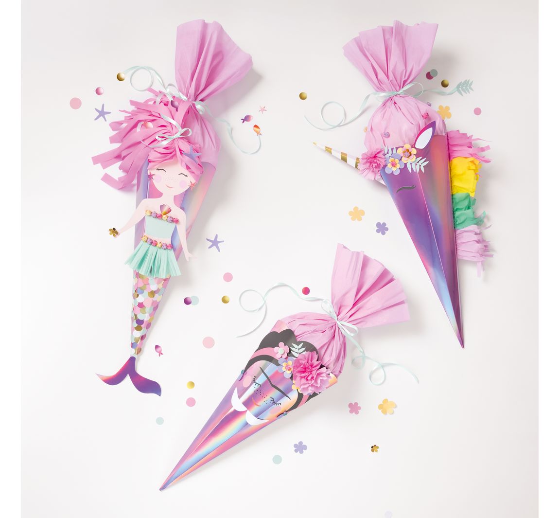 Schultüten-Bastelset - Unicorn