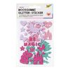 Moosgummi Glitter-Sticker Unicorn