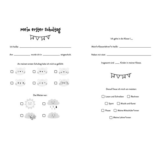 Buch "Das Stickerbuch zum Schulstart"