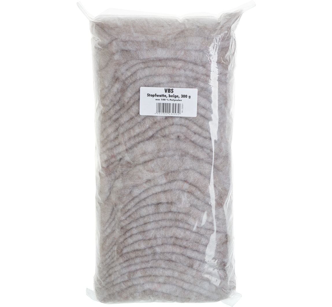 VBS Füllwatte, Beige - 300 g