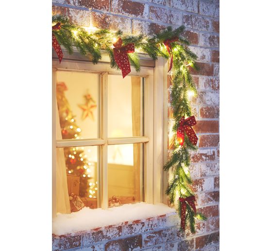 VBS Outdoor Mini LED Lichterkette, mit Timer 6/18 Std.