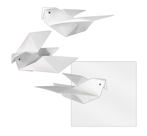 Transparentpapier-Faltblätter