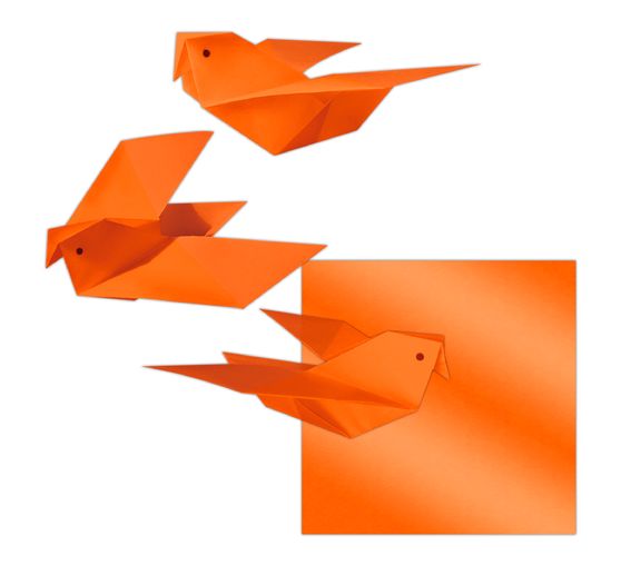 Transparentpapier-Faltblätter