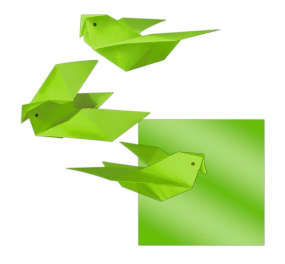 Transparentpapier-Faltblätter