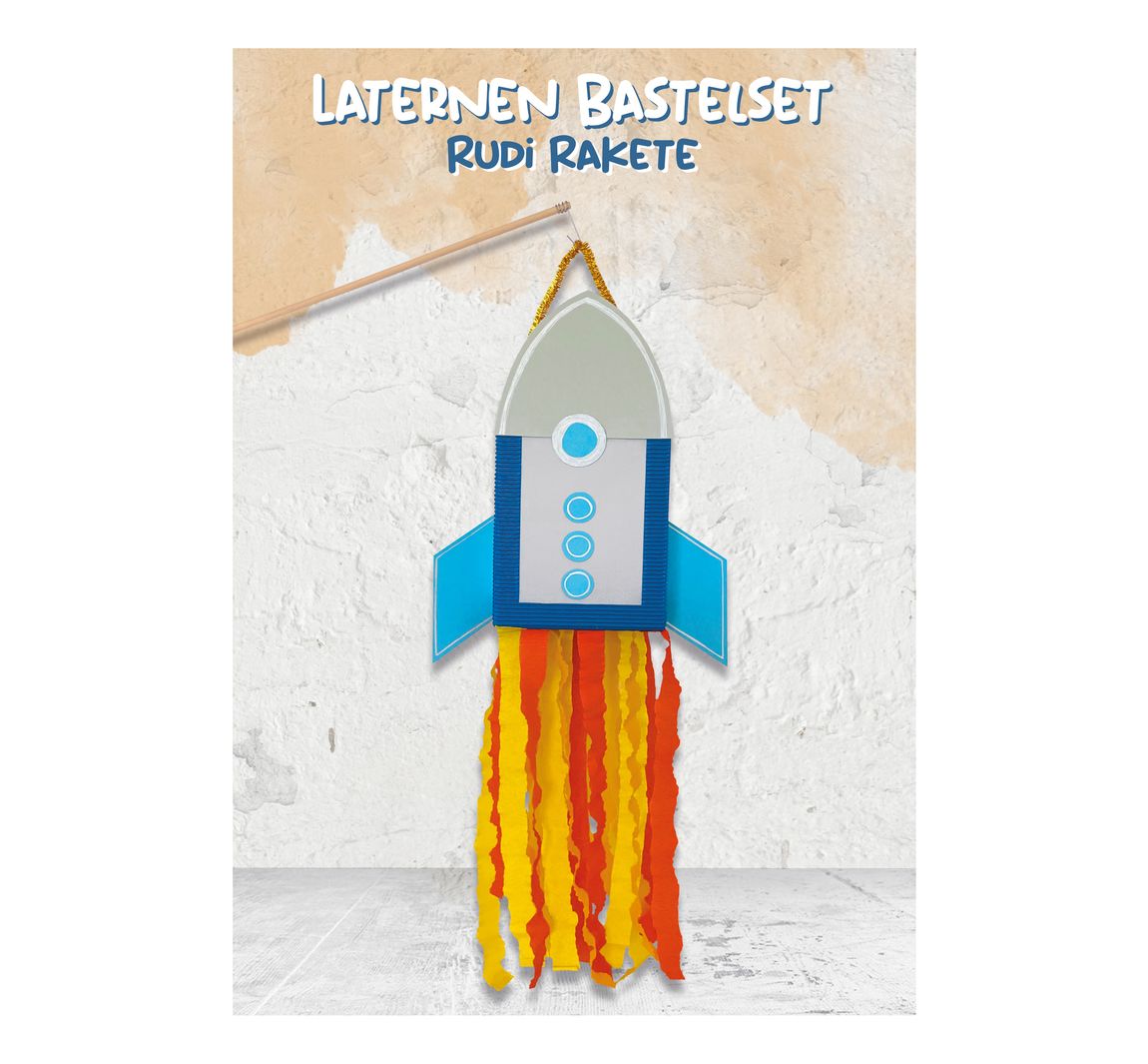 Laternen Bastelset - Rudi Rakete