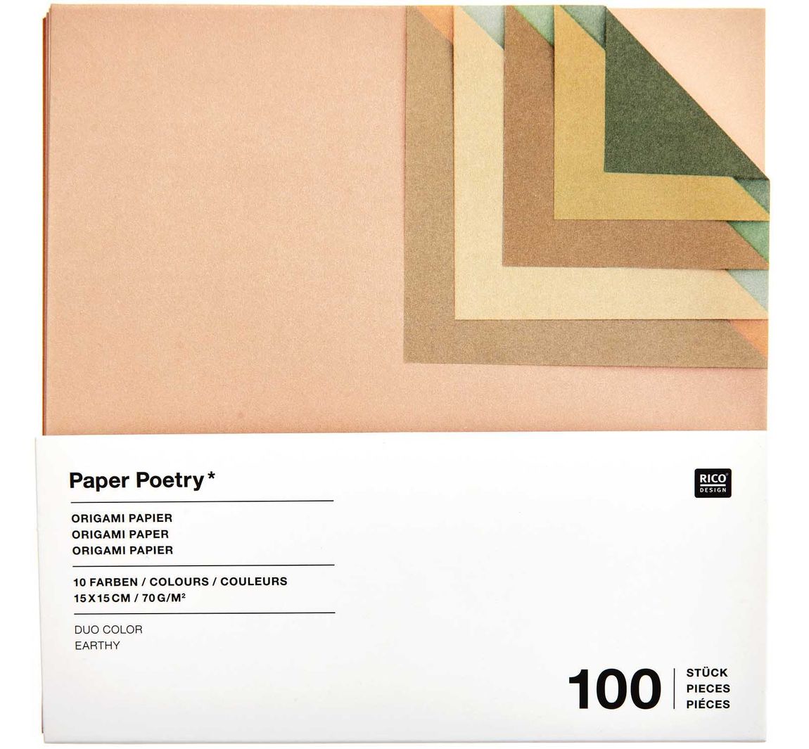 Faltblätter "Duo Color" - Earthy