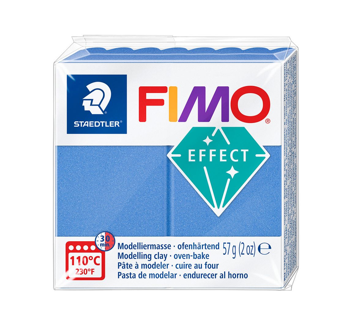 FIMO Effect 8010 "Metallic" - Blau-Metallic
