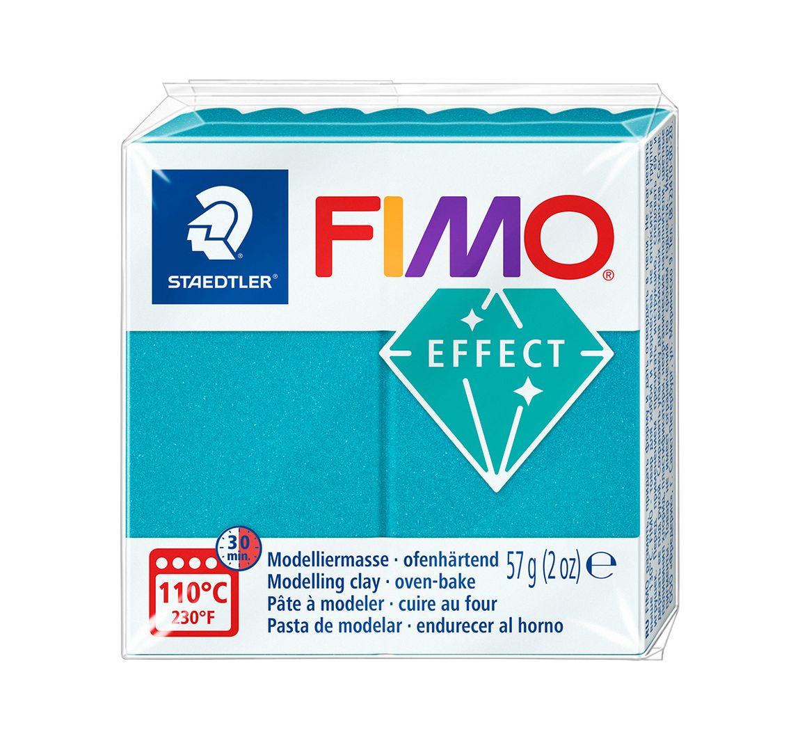 FIMO Effect 8010 "Metallic" - Türkis-Metallic