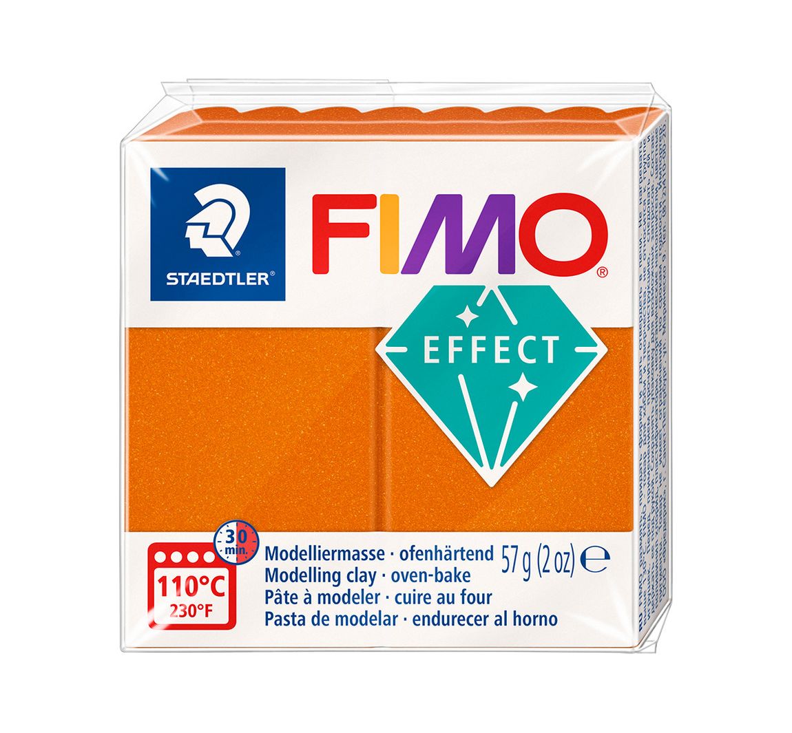 FIMO Effect 8010 "Metallic" - Orange-Metallic