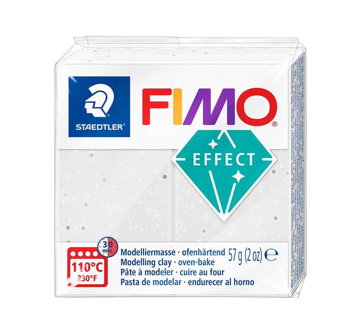 FIMO Effect 8010 "Granit" - Weiß