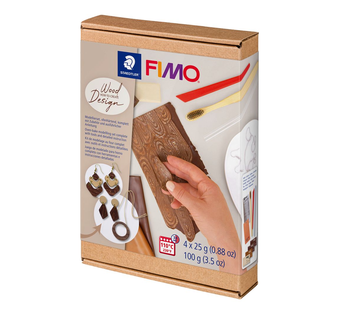 FIMO soft Set - Wood-Effect