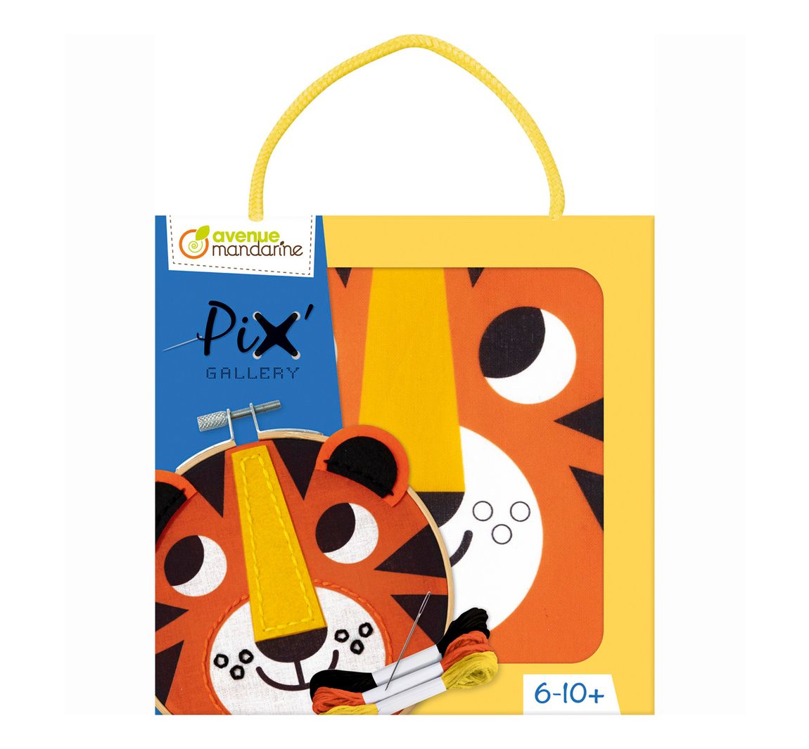 Avenue Mandarine Stickset Pix Gallery - Tiger
