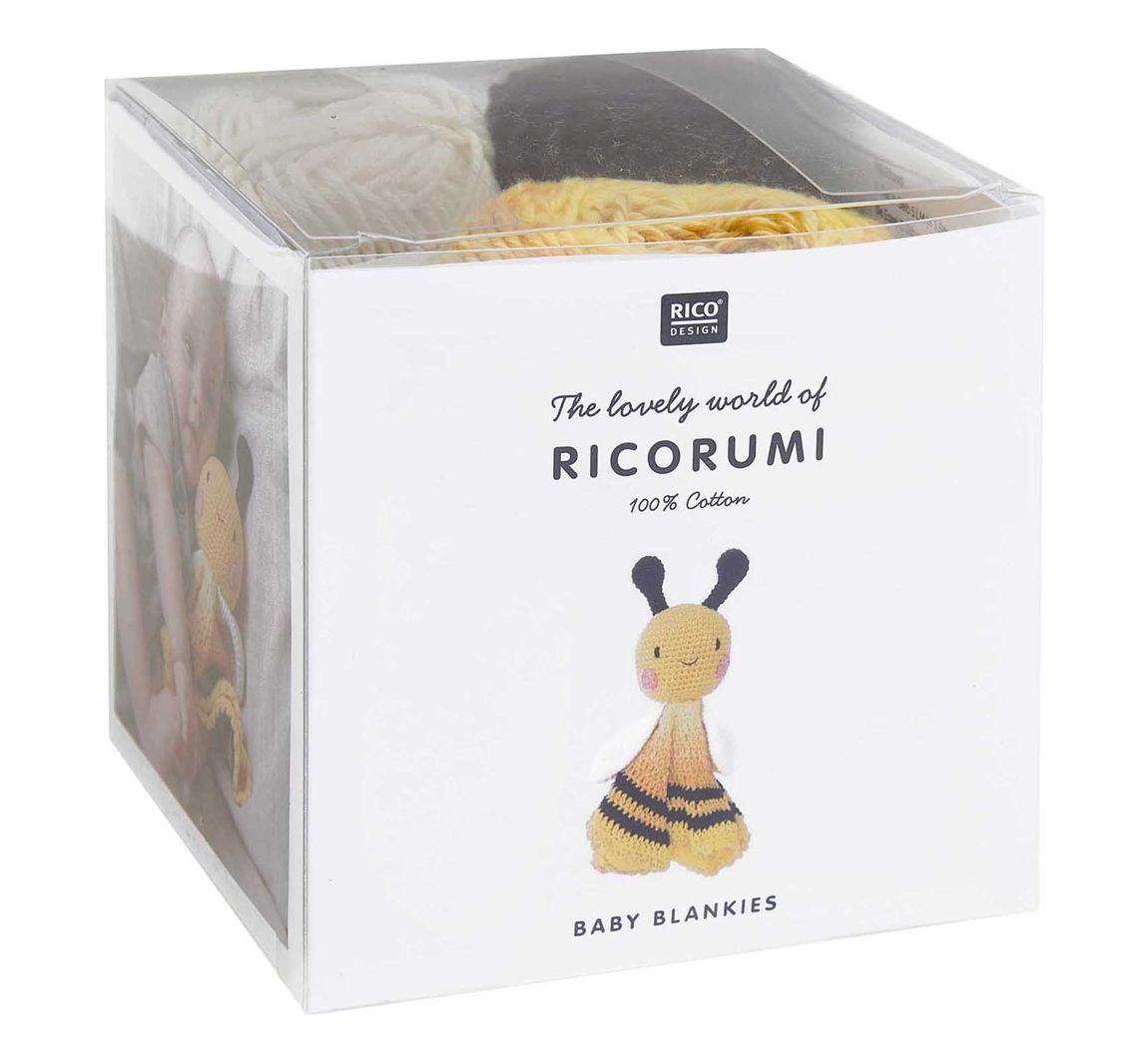 Rico Design Ricorumi Häkelset "Baby Blankies" - Biene
