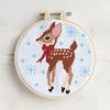 Simply Make Cross Stitch Kit Retro Deer