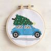 Simply Make Cross Stitch Kit Tree on Car