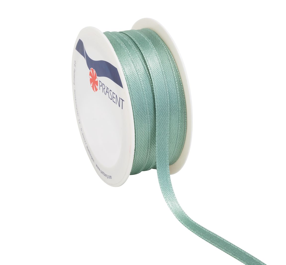 Satinband, 6 mm - Salbei