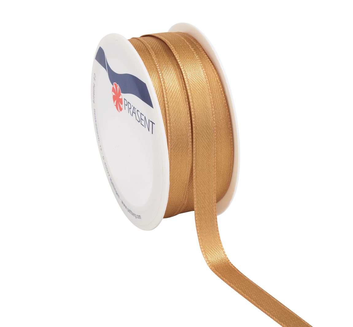 Satinband, 6 mm - Gold
