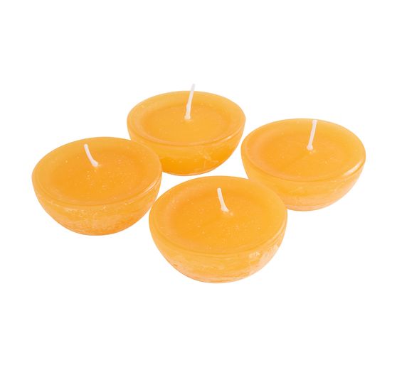 Schwimmkerzen Rustic "Groß", 4 Stück