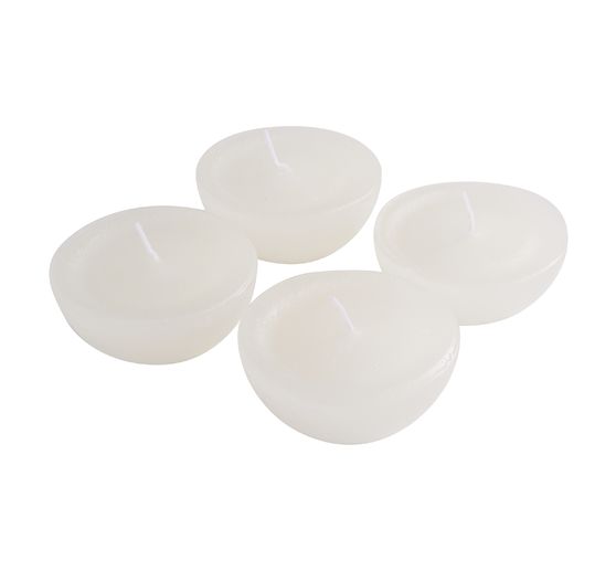 Schwimmkerzen Rustic "Groß", 4 Stück