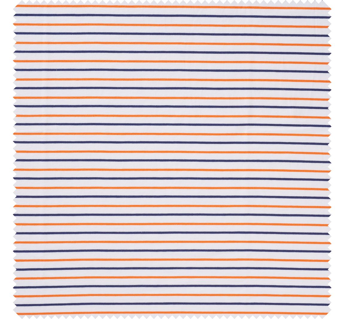 Jersey-Stoff "Streifen zweifarbig" - Blau-Orange