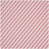 Motiv-Stoff Leinenoptik "Blätterkreise" Ruby