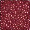 Baumwoll-Stoff "Tannenbäume" Rot