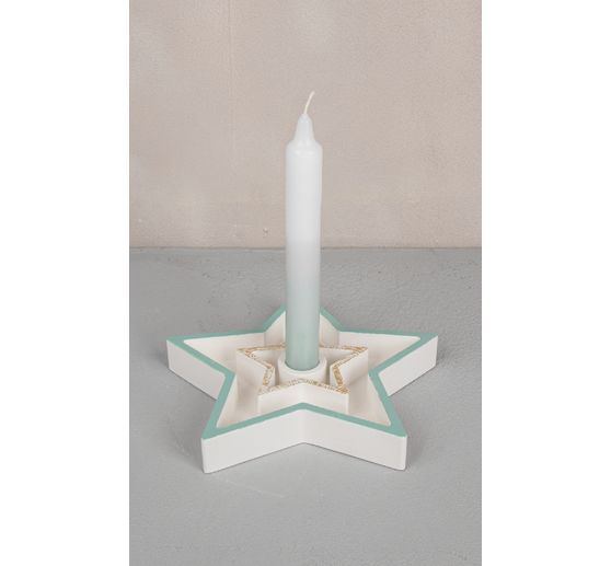 Silikon Gießform "Kerzenständer" inkl. Einleger