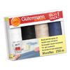 Nähfaden-Set Maraflex, 4 Spulen Basic, Col. 1
