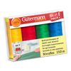 Nähfaden-Set Maraflex, 4 Spulen Bunt, Col. 2