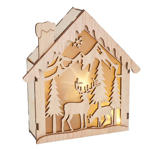 VBS Wooden building kit "House of Lights", incl. lighting