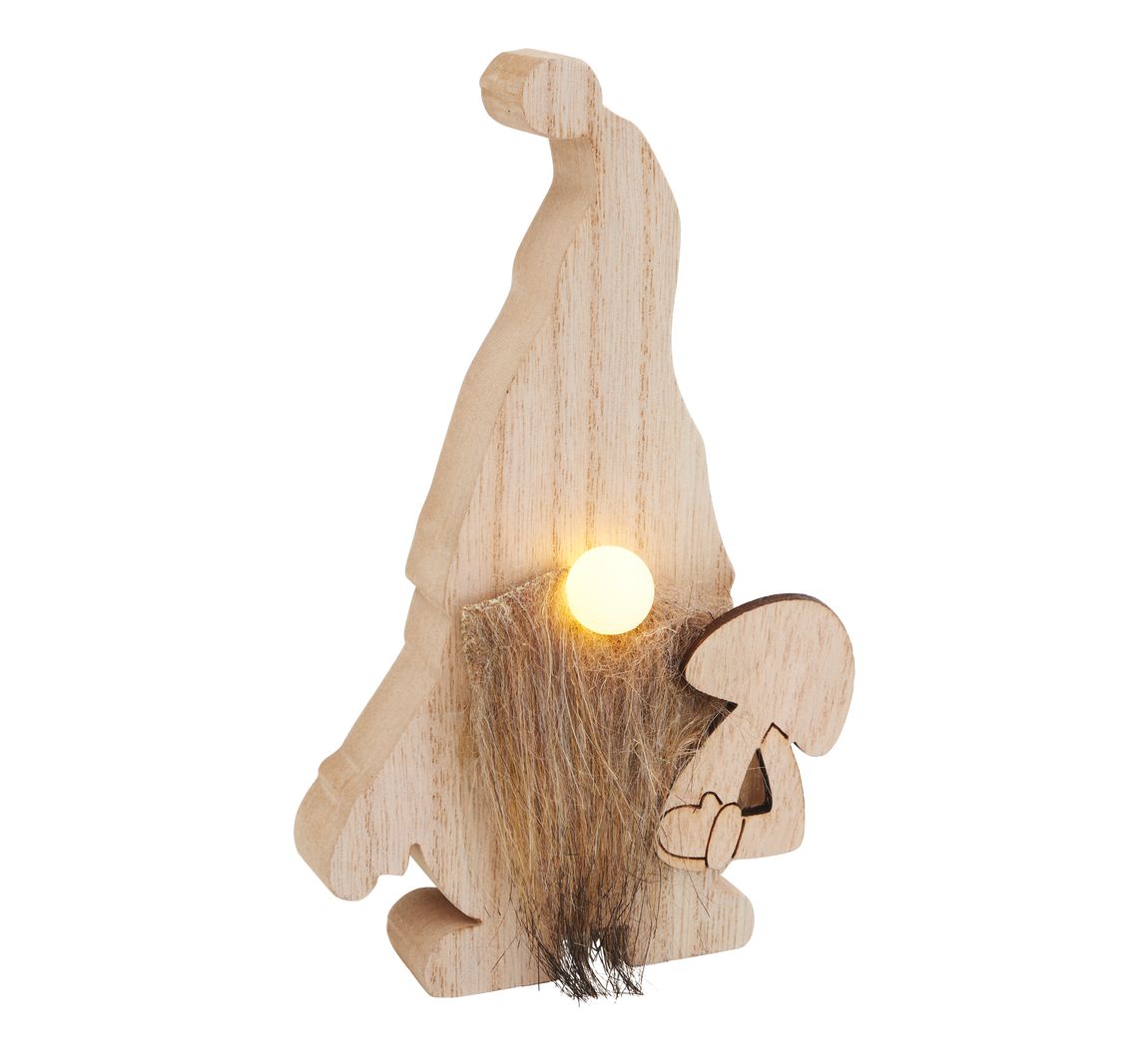 VBS Wichtel mit LED Nase, 3-tlg. - Pilz