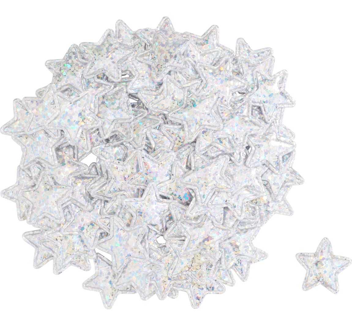 VBS Streuteile "Shiny Stars" - Silber