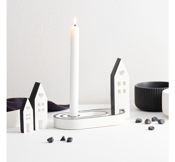 Silikon Gießform "Kerzenständer" inkl. Einleger