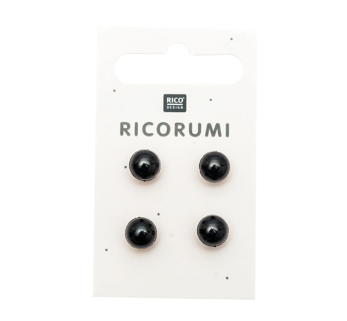 Rico Ricorumi Knöpfe mit Steg - Ø 8,5 mm