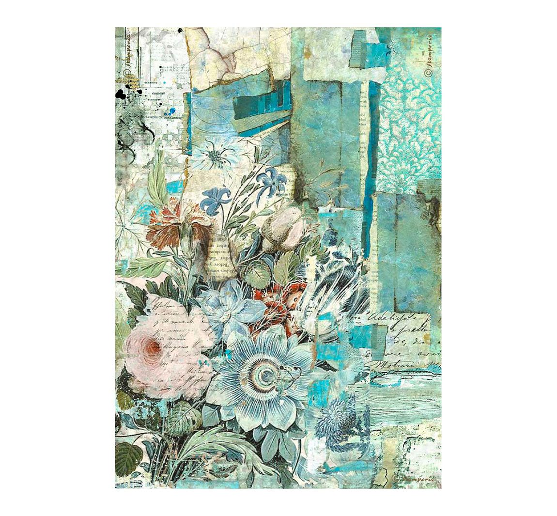 Motiv-Strohseide "Wonderland" - Floral Corner