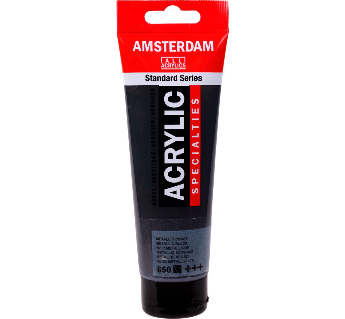 Talens Amsterdam Acrylfarbe - Metallic Black