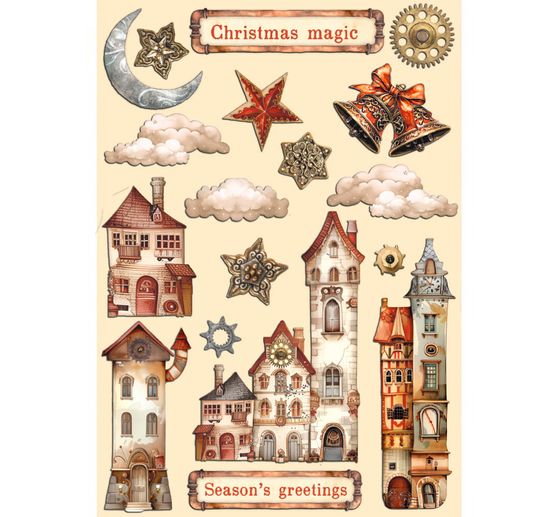 Lasercut-Motive"Gear up for Christmas"