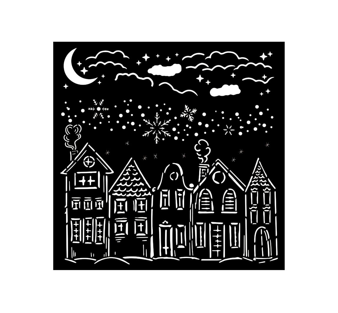 Schablone "Classic Christmas" - House