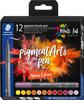 STAEDTLER Pigment brush pen, 12er-Set