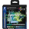 STAEDTLER Pigment brush pen, 12er-Set Cool Colours