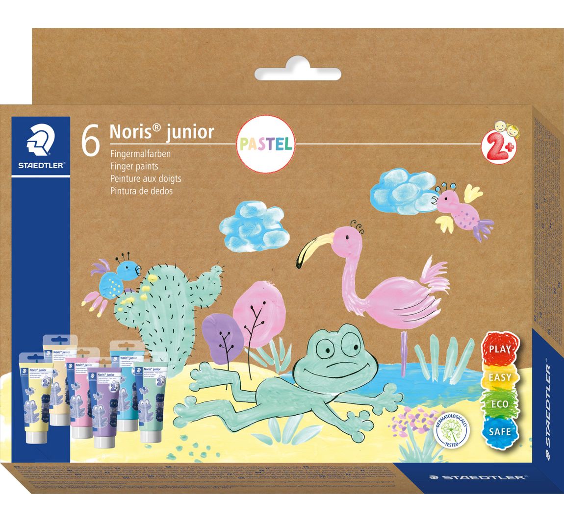 Noris junior Fingermalfarbe - Pastell
