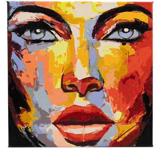 Malen nach Zahlen auf Keilrahmen, 30 x 30 cm