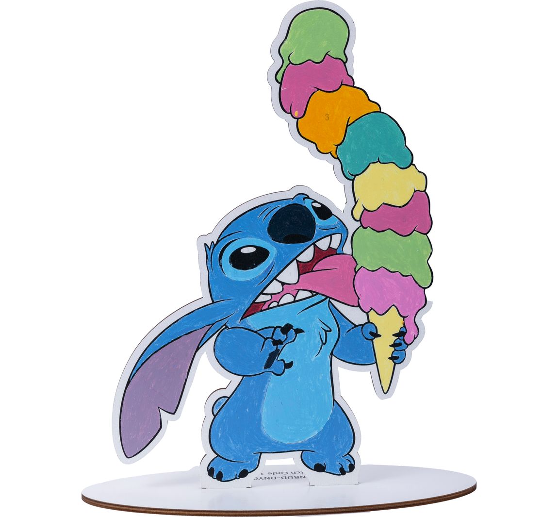 Malen nach Zahlen "XL Buddy", 23 cm - Stitch