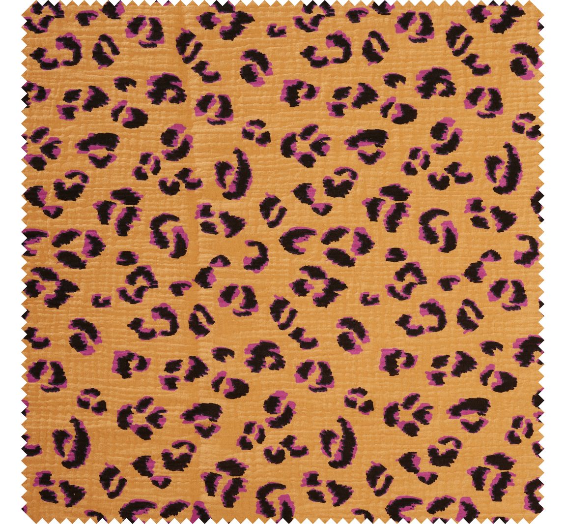 Musselein-Baumwollstoff "Leo" - Marron
