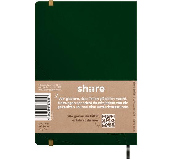 share Notizbuch A5, punktkariert